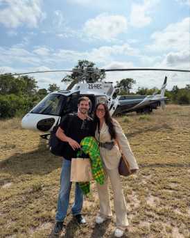 Sabrina Sato e Nicolas Prattes em lua de mel