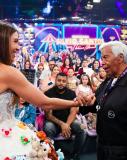 Gonçalo Roque com Patrícia Abravanel e Silvio Santos