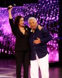 Gonçalo Roque com Patrícia Abravanel e Silvio Santos