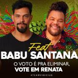 Babu Santana participa de mutirão para salvar Vinícius