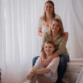 Isabel Veloso, mãe e filho