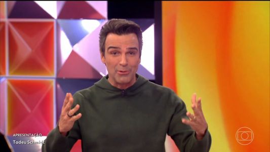 Tadeu Schmidt, apresentador do BBB 26