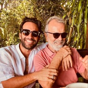 Humberto Carrão e o pai, Paulo Roberto Sinoti