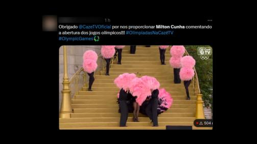 Web reage a comentários de Milton Cunha na cerimônia de abertura dos Jogos Olímpicos