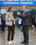 Kate Middleton em visita à Hospital