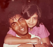 Gilberto Gil com os filhos Preta e Pedro Gil