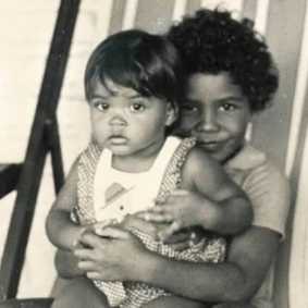 Gilberto Gil com os filhos Preta e Pedro Gil