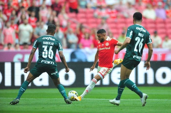 Em 2022, Internacional foi vice-campeão; Palmeiras se sagrou campeão na ocasião