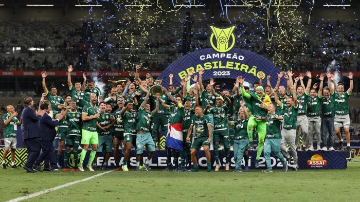 Palmeiras levantou a taça no Mineirão