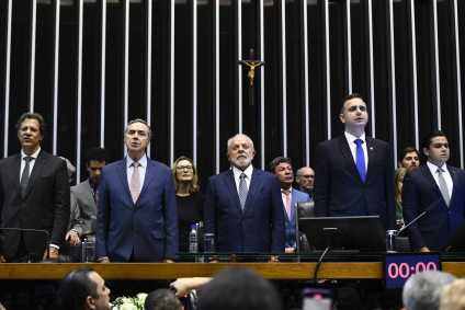 Sessão promulgação da Reforma Tributária