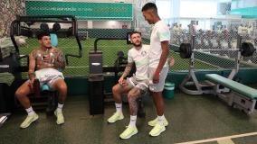 Palmeiras se reapresenta para temporada 2024 na Academia de Futebol para exames médicos e testes físicos