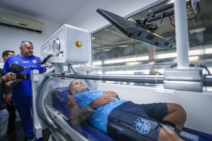 Câmaras auxiliam na recuperação de atletas lesionados e também como recurso preventivo