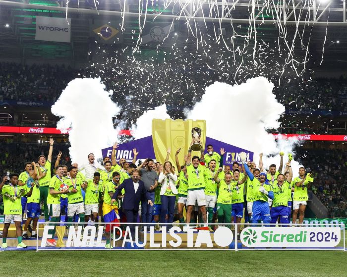 Último título do Palmeiras no Allianz foi o Paulistão 2024 Último título do Palmeiras no Allianz foi o Paulistão 2024