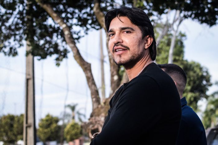 Marcelo Moreno em visita à Toca da Raposa II nesta terça-feira (13 de agosto) Marcelo Moreno em visita à Toca da Raposa II nesta terça-feira (13 de agosto)