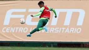 Treino do Palmeiras: Estevão, Felipe Anderson e Zé Rafael trabalham antes de encarar Botafogo pela Libertadores