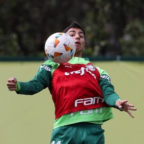 Treino do Palmeiras: Estevão, Felipe Anderson e Zé Rafael trabalham antes de encarar Botafogo pela Libertadores