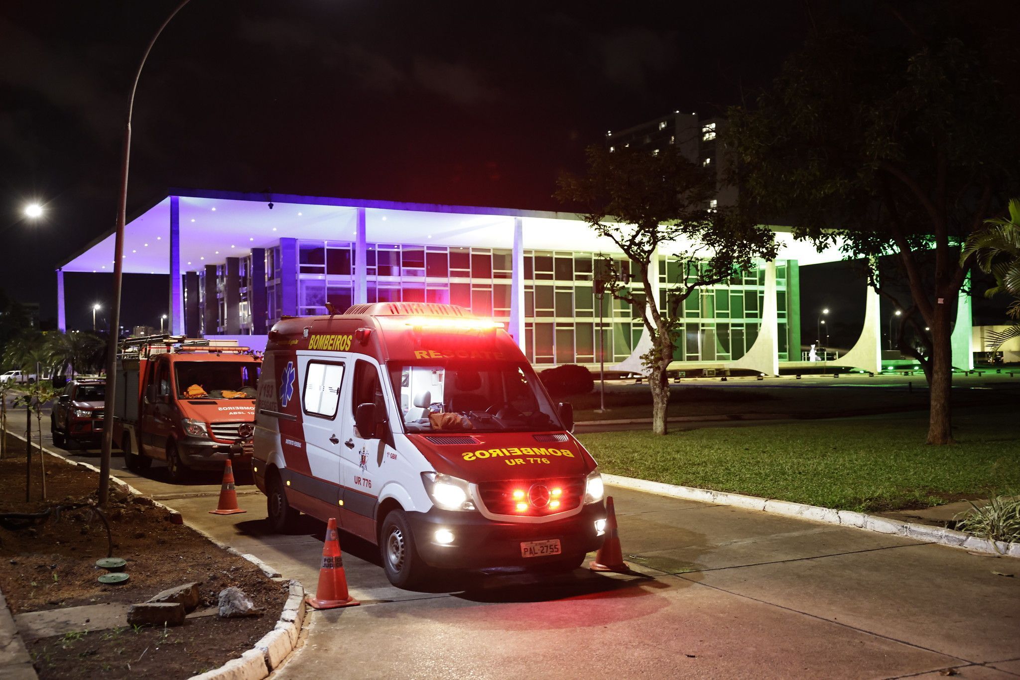 Sala queimada no STF passará por perícia nesta terça; veja fotos