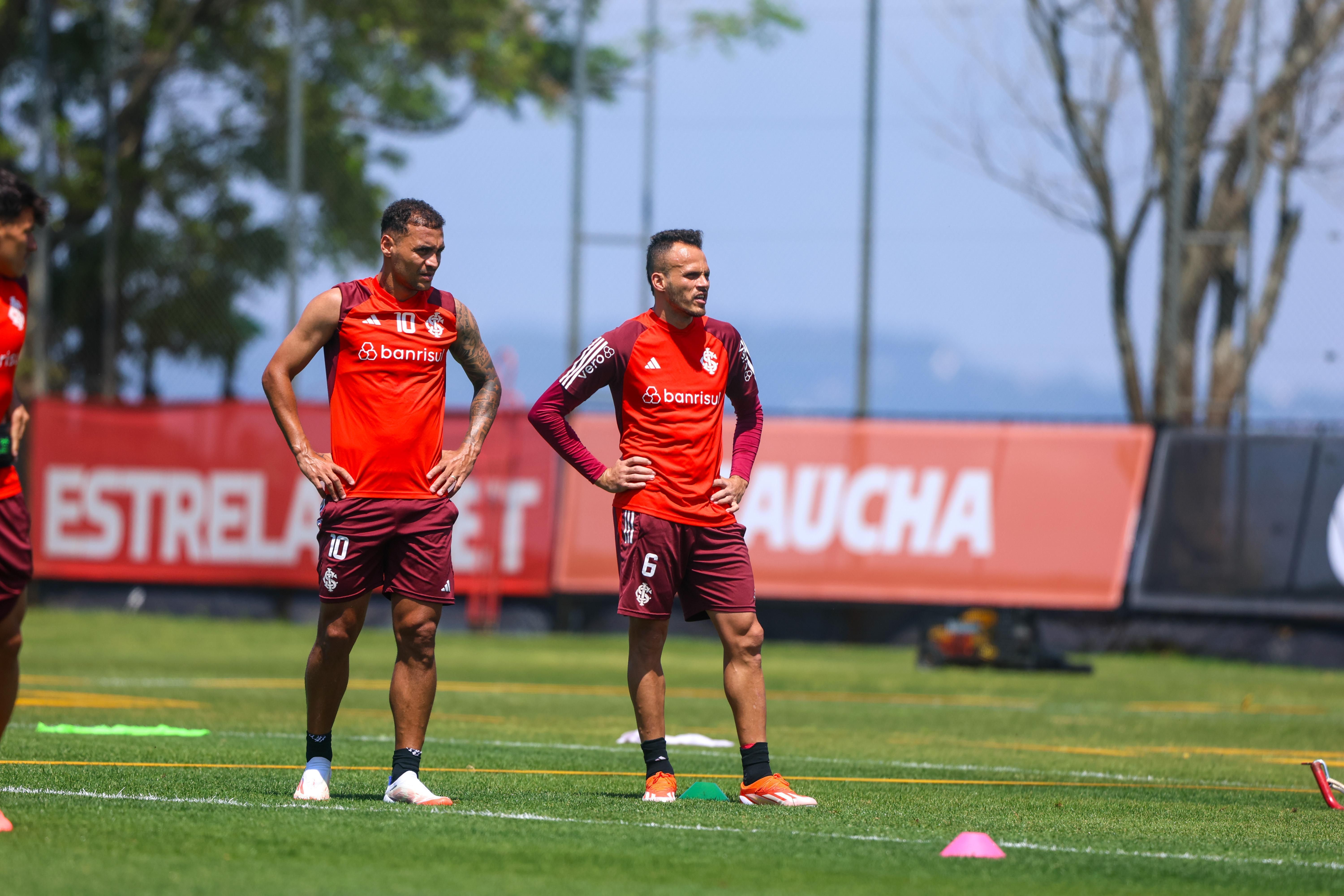 Com desfalques no treino, Inter inicia preparação para enfrentar o Flamengo