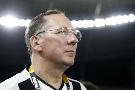 John Textor, proprietário da SAF do Botafogo, no Estádio Nilton Santos, no Rio de Janeiro