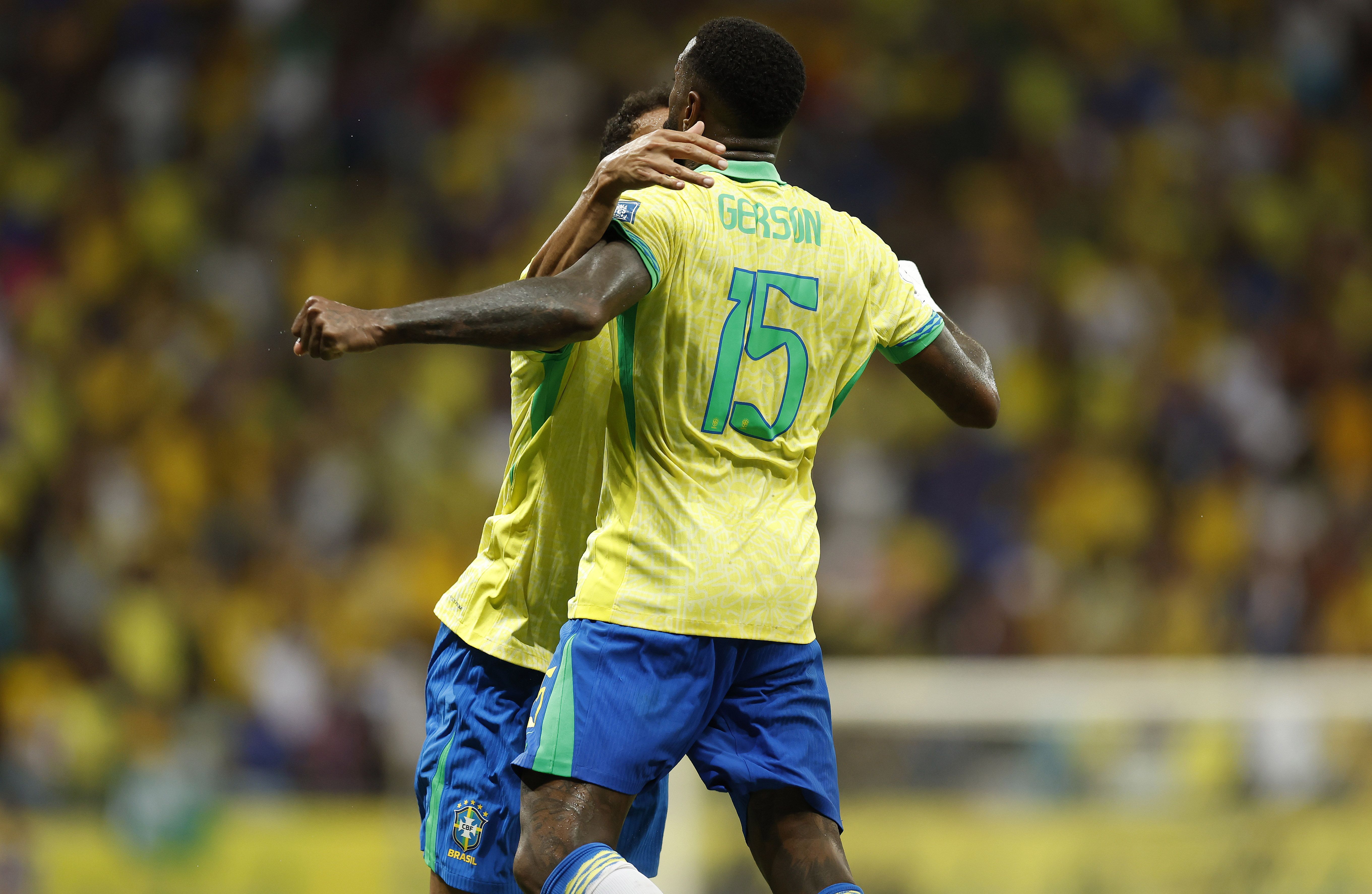 Gerson faz primeiro gol pela Seleção, mas revela frustração após empate em Salvador