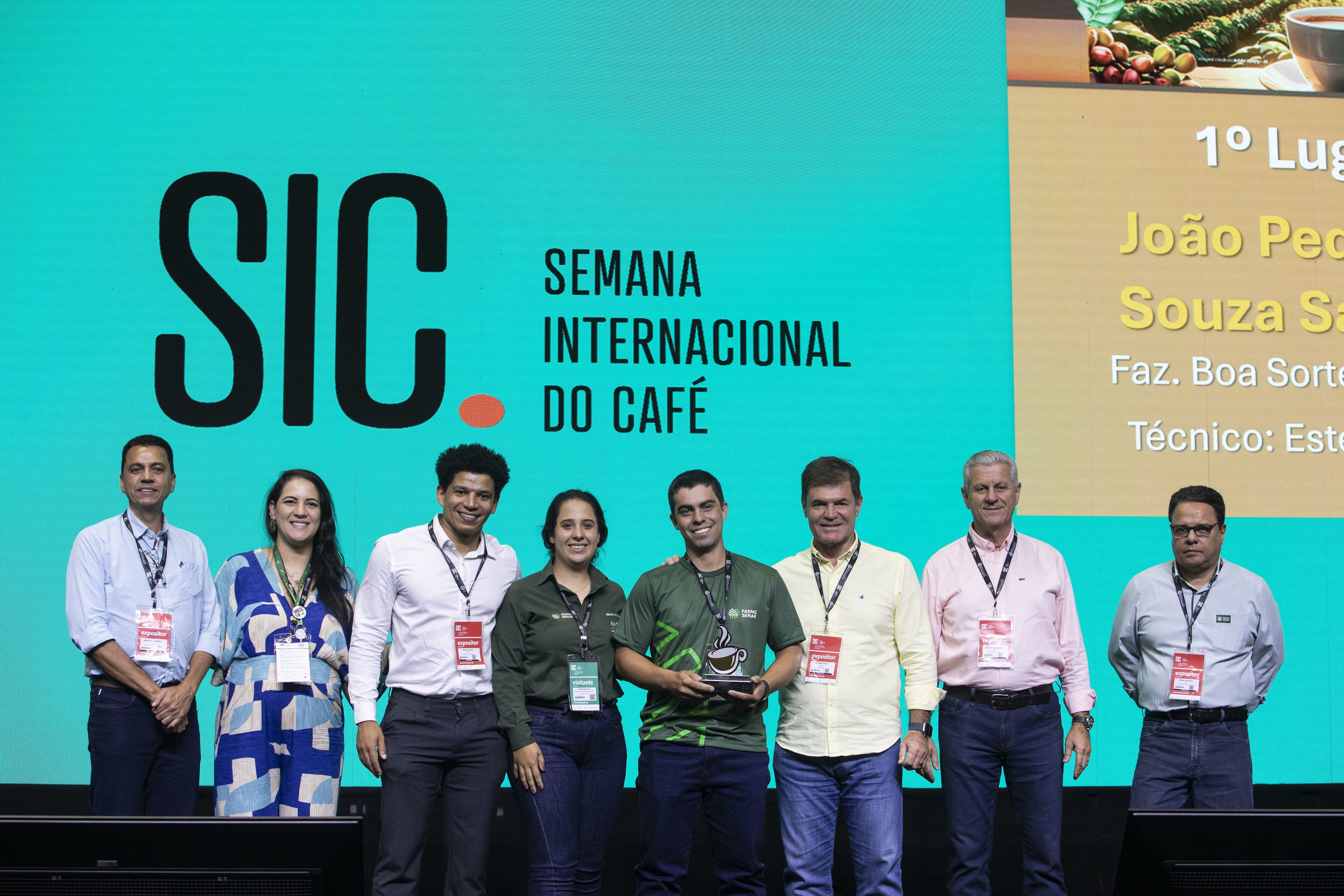 Café de Dom Viçoso, no sul de Minas, leva a melhor em concurso durante a SIC 2024
