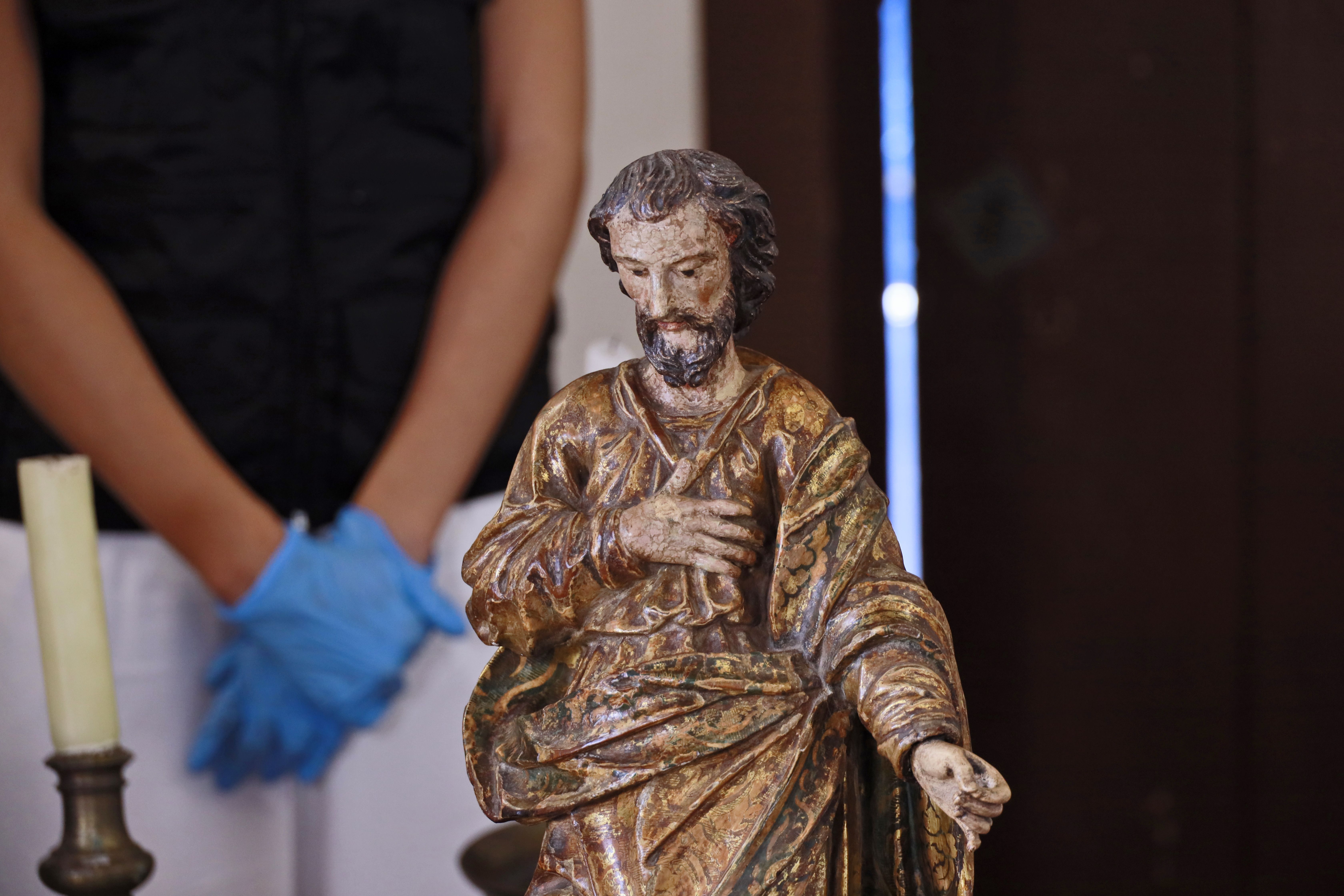 Roubada há 77 anos, imagem de São José de Botas retorna a igreja Nossa Senhora da Conceição, em Sabará