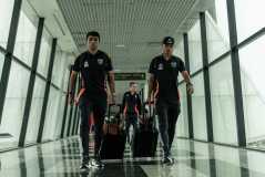 Jogadores do Atlético durante viagem para os EUA para atividades da pré-temporada