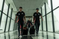 Jogadores do Atlético durante viagem para os EUA para atividades da pré-temporada