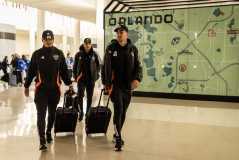 Jogadores do Atlético durante viagem para os EUA para atividades da pré-temporada
