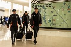 Jogadores do Atlético durante viagem para os EUA para atividades da pré-temporada