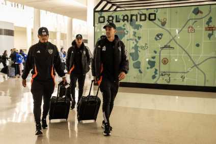 Jogadores do Atlético durante viagem para os EUA para atividades da pré-temporada