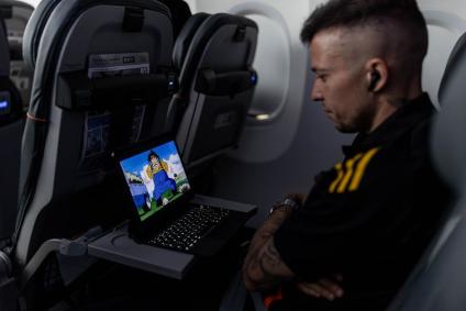 Jogadores do Atlético durante viagem para os EUA para atividades da pré-temporada