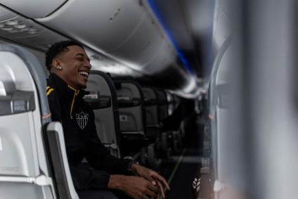 Jogadores do Atlético durante viagem para os EUA para atividades da pré-temporada