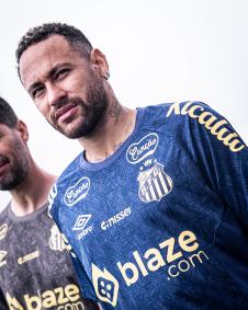 O primeiro treino de Neymar no retorno ao Santos