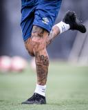 O primeiro treino de Neymar no retorno ao Santos