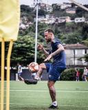 O primeiro treino de Neymar no retorno ao Santos