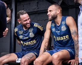 O primeiro treino de Neymar no retorno ao Santos
