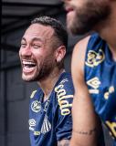 O primeiro treino de Neymar no retorno ao Santos