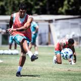Imagens do treino do Cruzeiro, nesta segunda-feira (10), na Toca da Raposa II