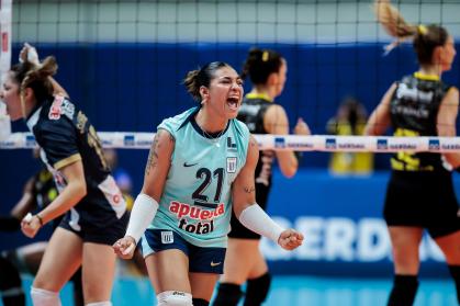 Veja fotos da vitória do Praia Clube sobre o Alianza Lima na final do Sul-Americano Feminino de Vôlei
