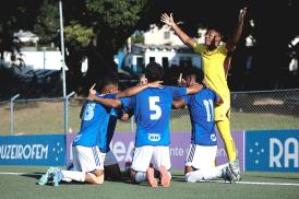 Fotos da vitória do Cruzeiro sobre o Fortaleza no Campeonato Brasileiro Sub-20