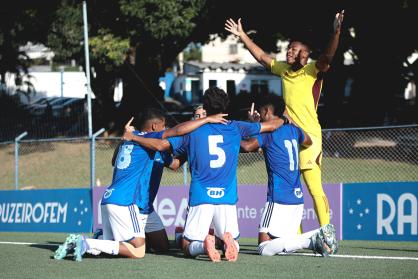Fotos da vitória do Cruzeiro sobre o Fortaleza no Campeonato Brasileiro Sub-20