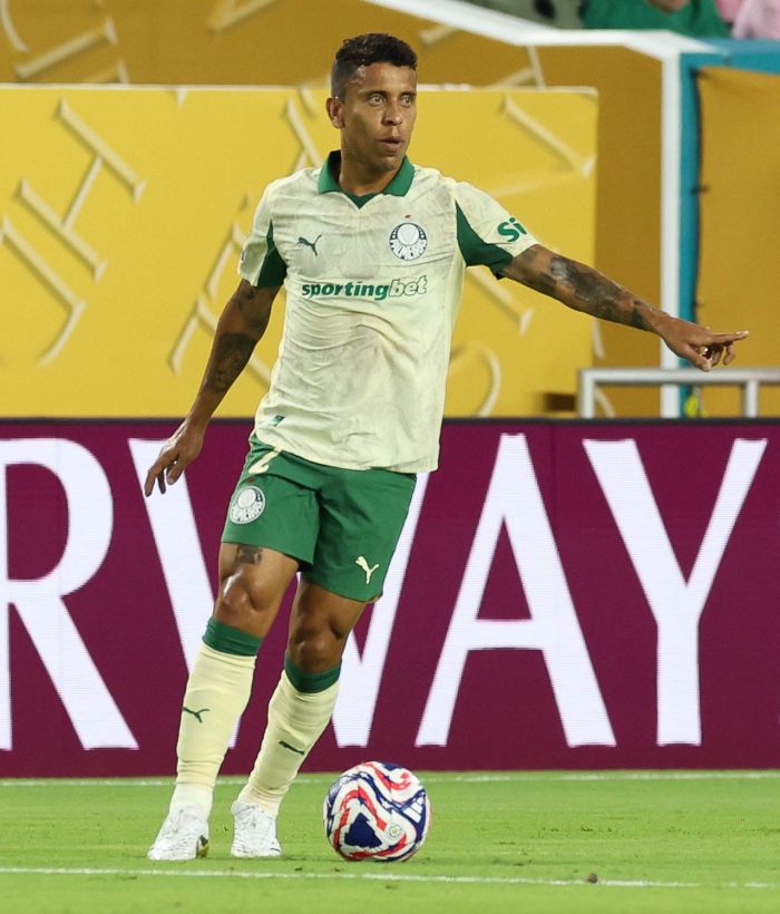 Marcos Rocha enfrentou o Inter Miami como titular do Palmeiras
