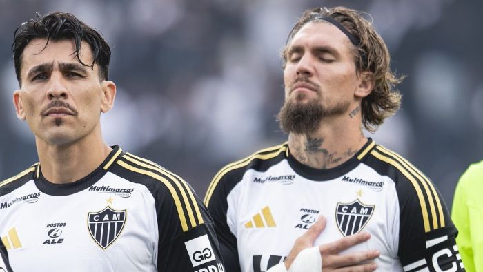 Junior Alonso e Lyanco, dupla de zaga titular do Atlético