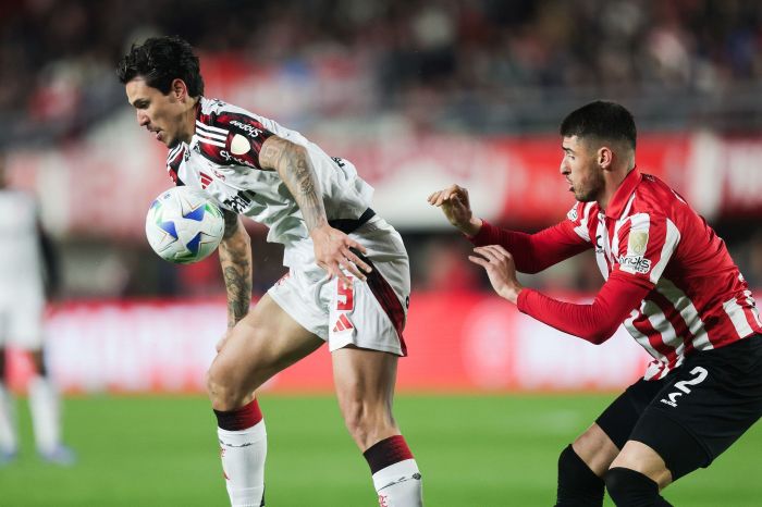 Estudiantes x Flamengo: Pedro teve atuação sem destaque em La Plata