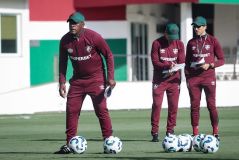 Primeiro treino de Zubeldía no comando do Fluminense