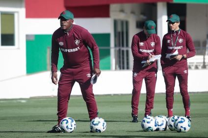 Primeiro treino de Zubeldía no comando do Fluminense