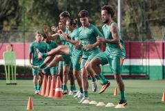 Primeiro treino de Zubeldía no comando do Fluminense