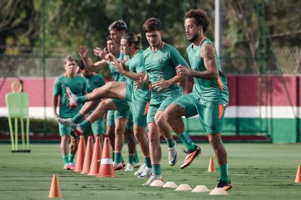 Primeiro treino de Zubeldía no comando do Fluminense