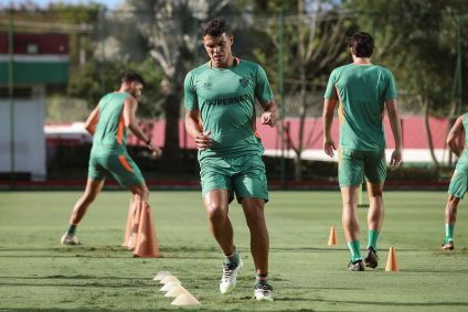 Primeiro treino de Zubeldía no comando do Fluminense